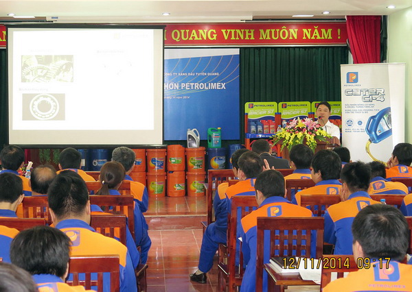 Tập huấn Dầu mỡ nhờn Petrolimex tại Tuyên Quang.