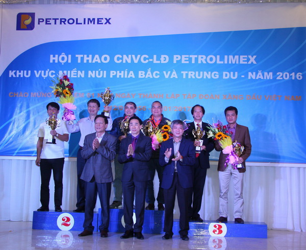 Hội thao CNVC-LĐ Petrolimex KV Miền núi phía Bắc và Trung du 2016