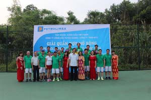Petrolimex Tuyên Quang tổ chức giải Tenis mở rộng chào mừng 30/4 và 01/5