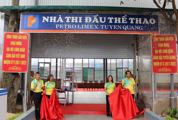 Petrolimex Tuyên Quang khánh thành Nhà thi đấu thể thao