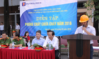 Diễn tập Phòng cháy chữa cháy và cứu nạn cứu hộ tại Petajico Hà Nội
