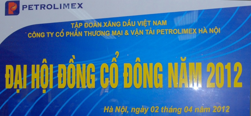 Petajico Hà Nội tổ chức thành công Đại hội đồng cổ đông thường niên năm 2012