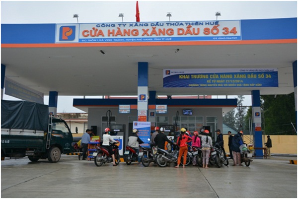 Khai trương CHXD số 34 tại Phú Vang trước thềm Năm mới 2015
