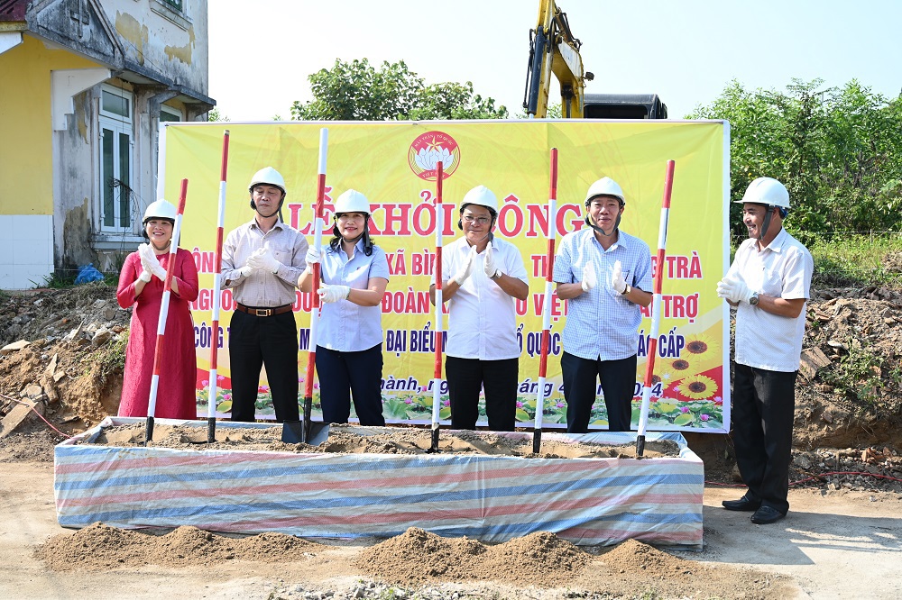 Công ty Xăng dầu Thừa Thiên Huế Khởi công dự án đầu tư xây dựng mới Trạm y tế xã Bình Thành, thị xã Hương Trà, tỉnh Thừa Thiên Huế