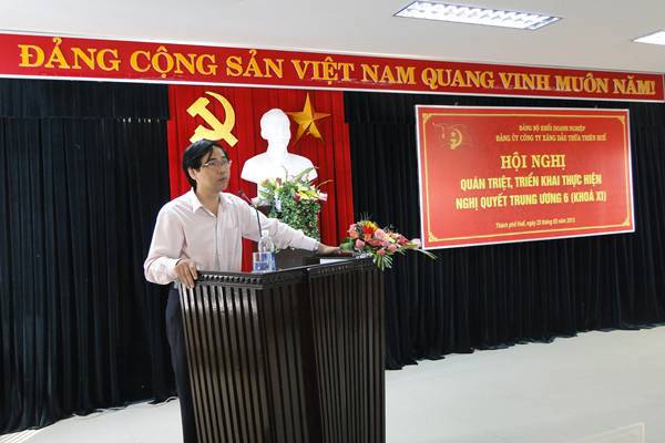 Quán triệt Nghị quyết Trung ương VI (Khoá XI)