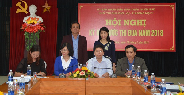 Petrolimex Thừa Thiên Huế ký giao ước thi đua hoàn thành tốt KH 2018
