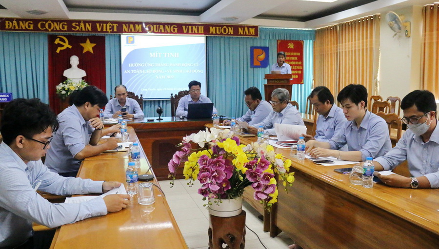 Hưởng ứng tháng hành động ATVSLĐ-PCCN năm 2022