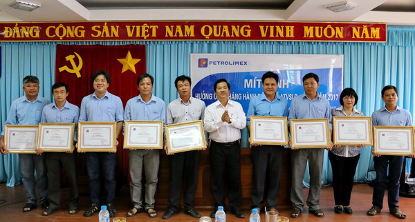 6 nhiệm vụ ATVSLĐ-PCCC Petrolimex An Giang triển khai năm 2017
