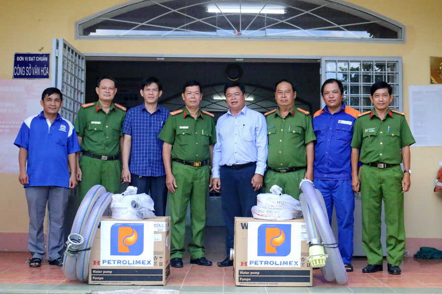 Petrolimex An Giang góp sức đảm bảo an toàn PCCC trên địa bàn