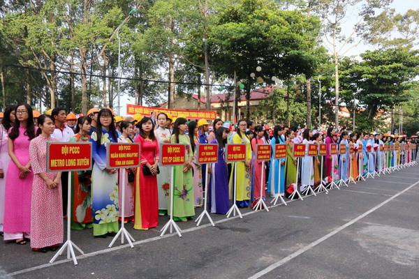 Petrolimex An Giang tham dự Hội thao PCCC Thành phố Long Xuyên năm 2016