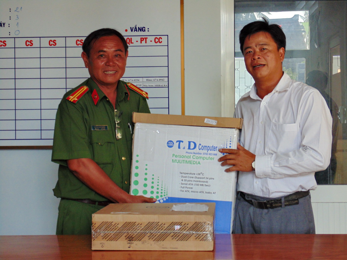 Gặp gỡ, giao lưu cùng với Đội PCCC & CNCH khu vực Phú Tân