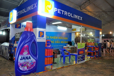 Petrolimex An Giang tham gia Hội chợ TMDL Châu Đốc 2015