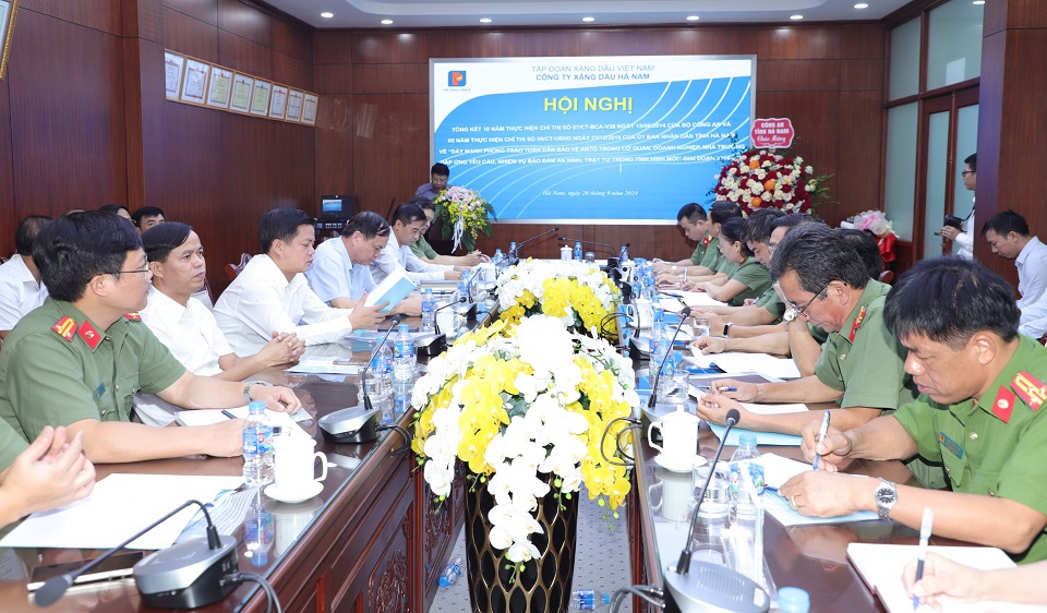 Công ty xăng dầu Hà Nam: Nhiều kết quả nổi bật sau 10 năm thực hiện Chỉ thị số 07 của Bộ Công an và 05 năm thực hiện Chỉ thị số 09 của UBND tỉnh Hà Nam
