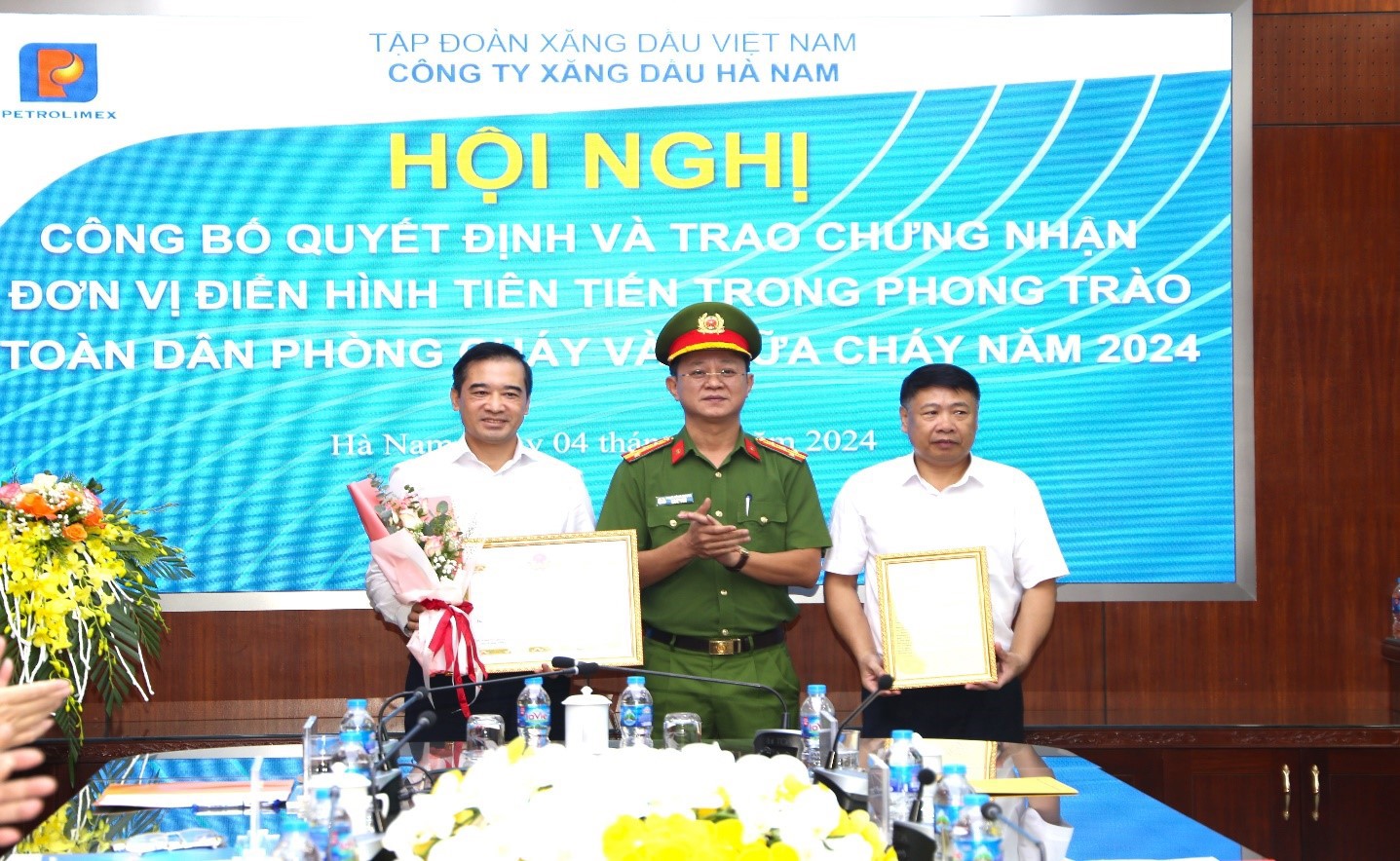 Petrolimex Hà Nam - đơn vị điển hình tiên tiến trong phong trào toàn dân Phòng cháy chữa cháy