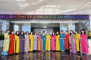 Phụ nữ Petrolimex Lâm Đồng hưởng ứng Tuần lễ Áo dài năm 2024