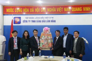 Lãnh đạo Tỉnh thăm, chúc Tết Petrolimex Lâm Đồng