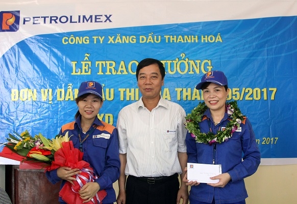 Petrolimex Thanh Hóa vinh danh CHXD Đông Hoàng dẫn đầu thi đua tháng 5/2017