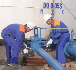 TKXD Thượng Lý diễn tập ứng phó sự cố tràn dầu