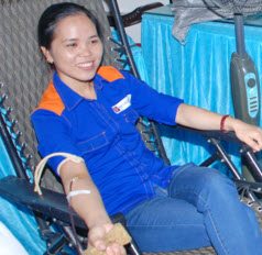 Petrolimex Thái Bình hưởng ứng "hiến máu tình nguyện năm 2016"