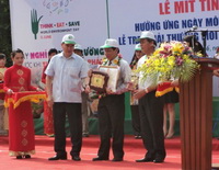 PTT Nguyễn Thiện Nhân trao giải thưởng môi trường tặng Petrolimex Khánh Hòa