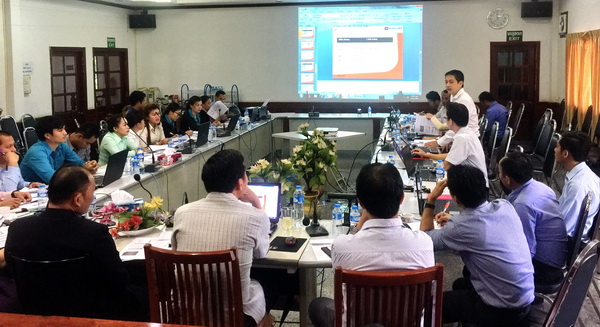 Piacom kiểm thử UAT về Egas - ERP tại CTXD Quốc gia Lào