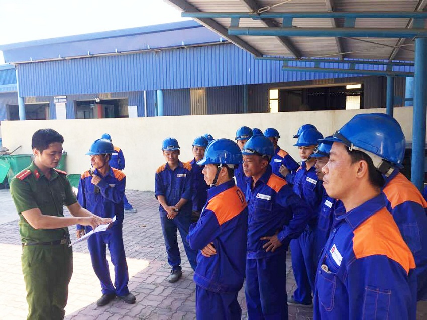 Nhà máy LPG Đà Nẵng diễn tập phương án PCCC và CNCH năm 2017