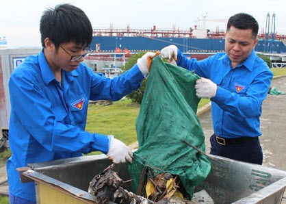 ĐTN Petrolimex Quảng Ninh hưởng ứng ngày Môi trường thế giới