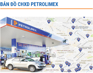 CHXD Petrolimex trên Google map