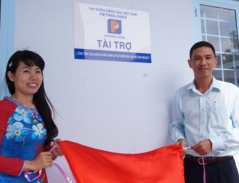Tin Petrolimex Kiên Giang: Khánh thành 2 phòng học do Petrolimex tài trợ tại Trường Mầm non Vĩnh Phú