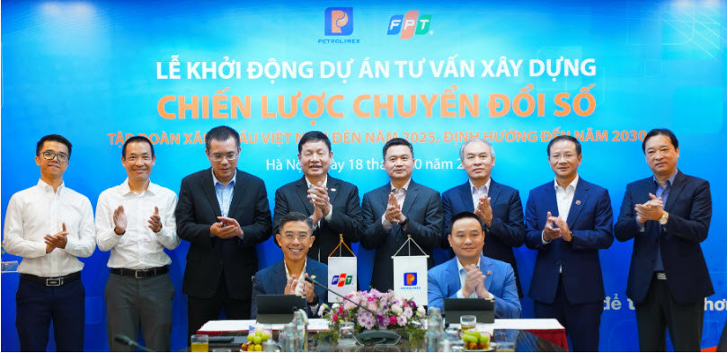 Petrolimex and FPT launch a comprehensive digital transformation project
