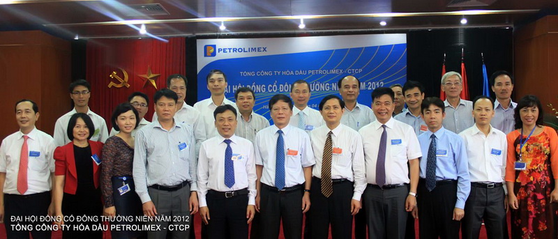 Đại hội đồng cổ đông thường niên năm 2012 Tổng công ty Hóa dầu Petrolimex (PLC) thành công tốt đẹp