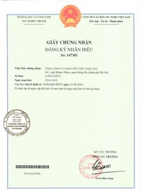 Certificate of registration of trademark No 147301