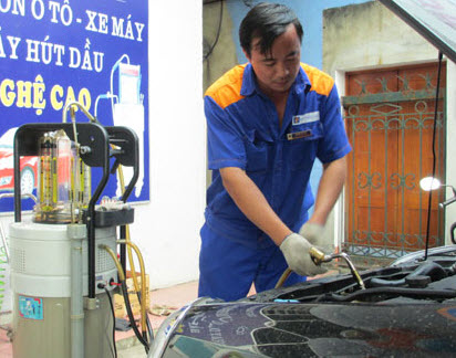 Mở rộng địa điểm thay dầu nhờn ô tô bằng công nghệ mới tại CHXD Petrolimex Thái Nguyên