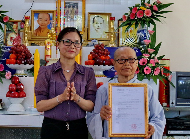 Petrolimex An Giang ủng hộ xây nhà tình nghĩa tặng ni sư Huyền Trang
