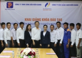 Petrolimex Kiên Giang đào tạo kinh doanh dịch vụ bảo hiểm tại CHXD