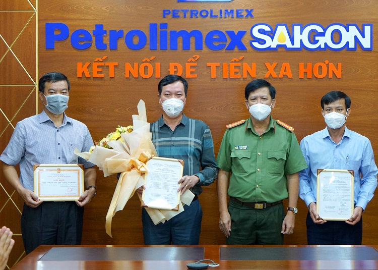 Petrolimex Sài Gòn đạt tiêu chuẩn An toàn về an ninh, trật tự năm 2020