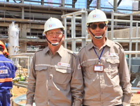TGĐ Petrolimex thăm, kiểm tra công tác xây lắp của PCC-1 tại NMLD Nghi Sơn