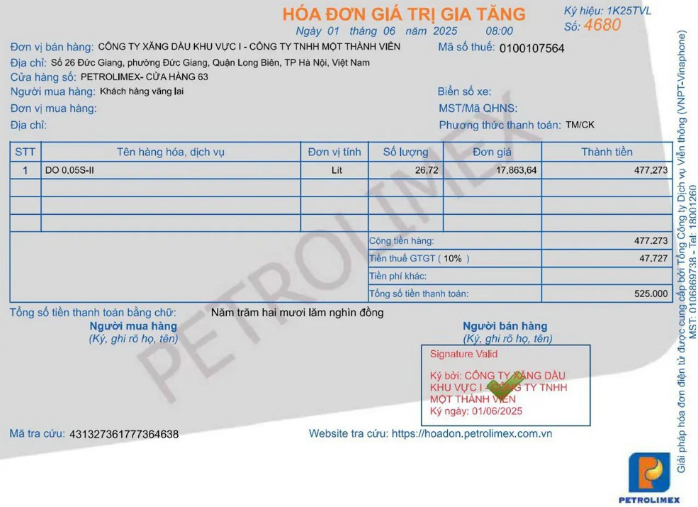 Petrolimex pioneers implementation of e-invoices under Government’s Decree 70