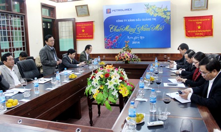 Phó Bí thư tỉnh ủy, Chủ tịch UBND tỉnh Quảng Trị thăm, làm việc với Petrolimex Quảng Trị