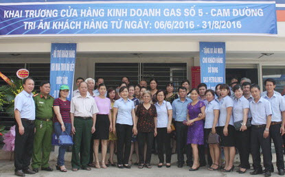 Petrolimex Lào Cai khai trương cửa hàng gas số 5 Cam Đường