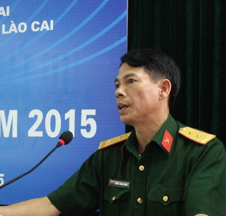 Lực lượng tự vệ Petrolimex Lào Cai ra quân huấn luyện năm 2015