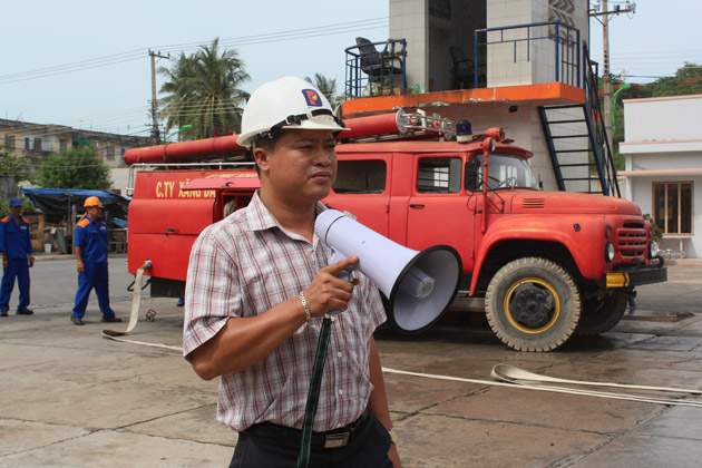 Công tác an toàn PCCC tại Kho Xăng dầu Vĩnh Nguyên