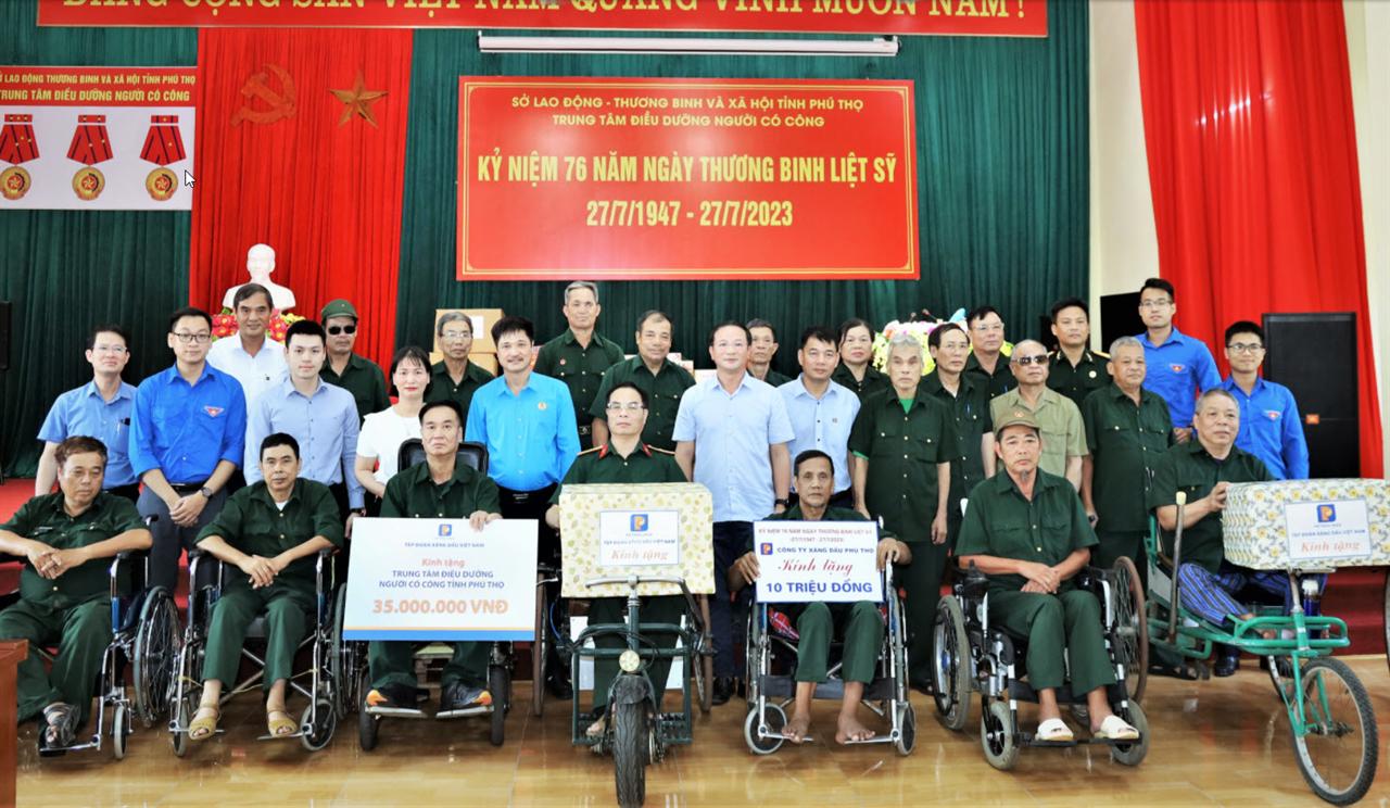 Hoạt động tri ân nhân ngày 27.7.2023