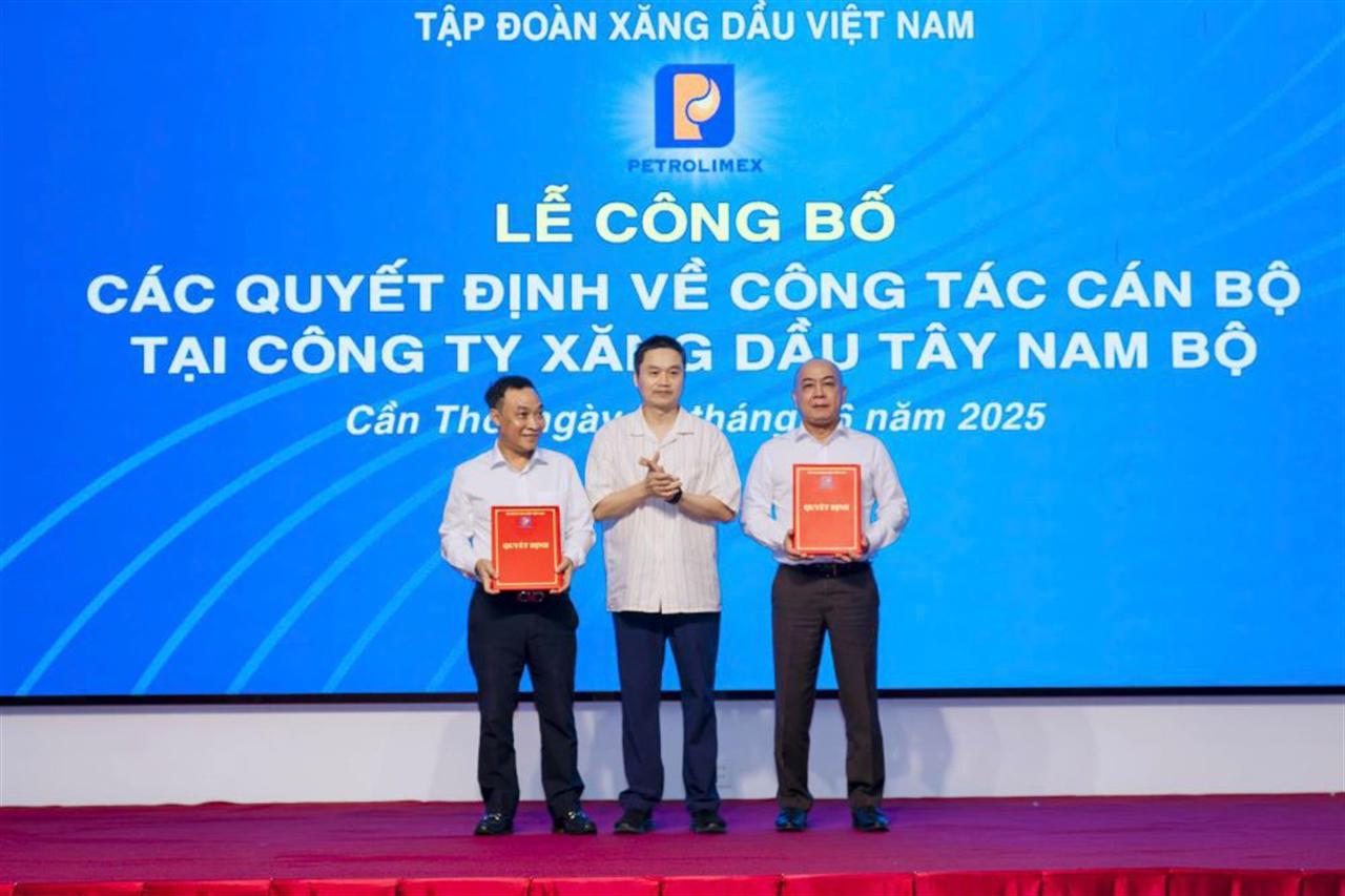 HĐQT Petrolimex công bố Quyết định về công tác cán bộ tại CTXD Tây Nam Bộ