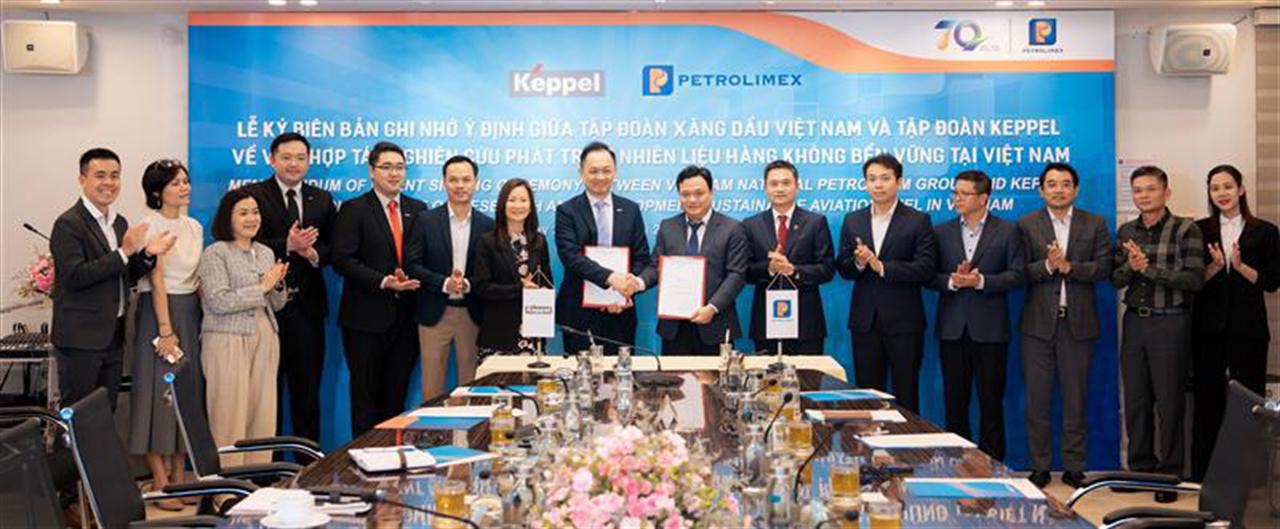 Petrolimex và Keppel hợp tác thúc đẩy phát triển nhiên liệu hàng không bền vững