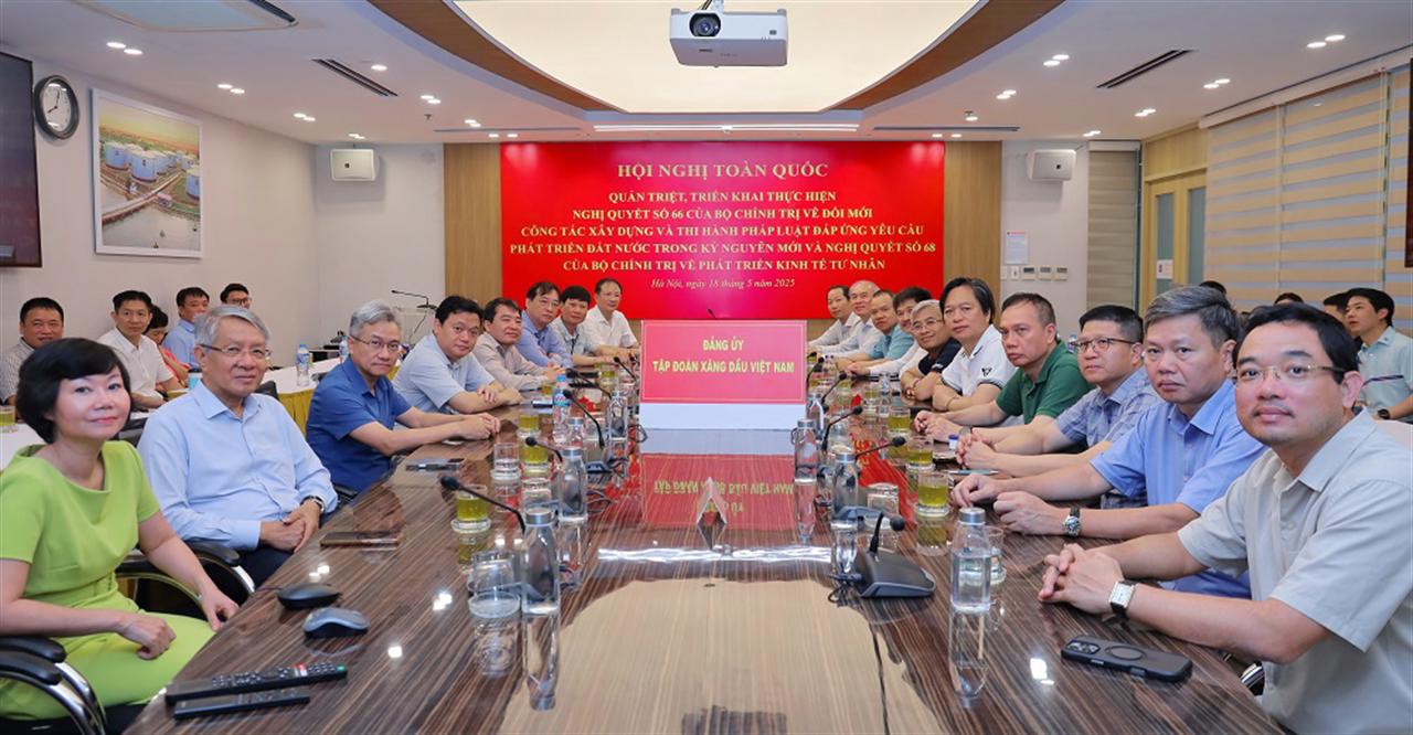 Đảng ủy Petrolimex Hội nghị trực tuyến kết nối Hội nghị toàn quốc quán triệt, triển khai thực hiện Nghị quyết số 66-NQ/TW và Nghị quyết số 68-NQ/TW của Bộ Chính trị