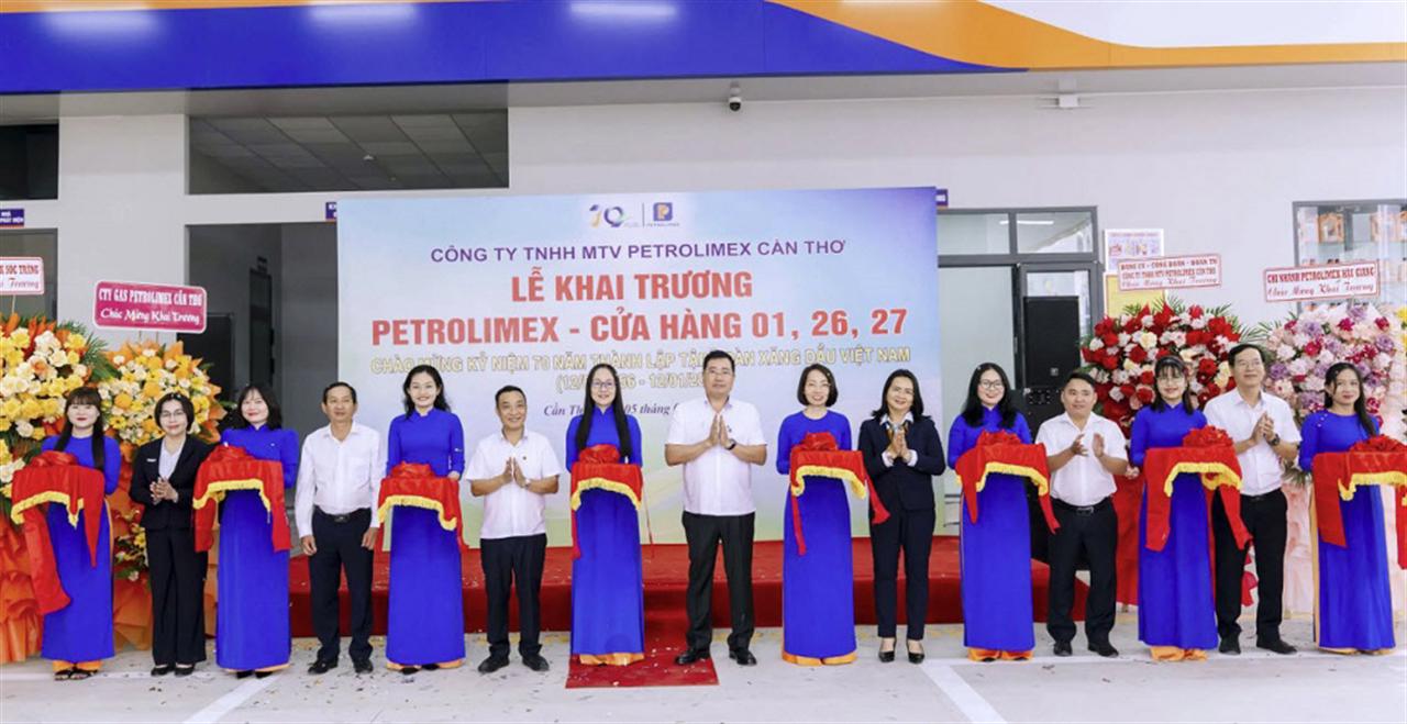 Petrolimex Cần Thơ chào đón năm 2026 thành công với 03 CHXD đồng loạt khai trương