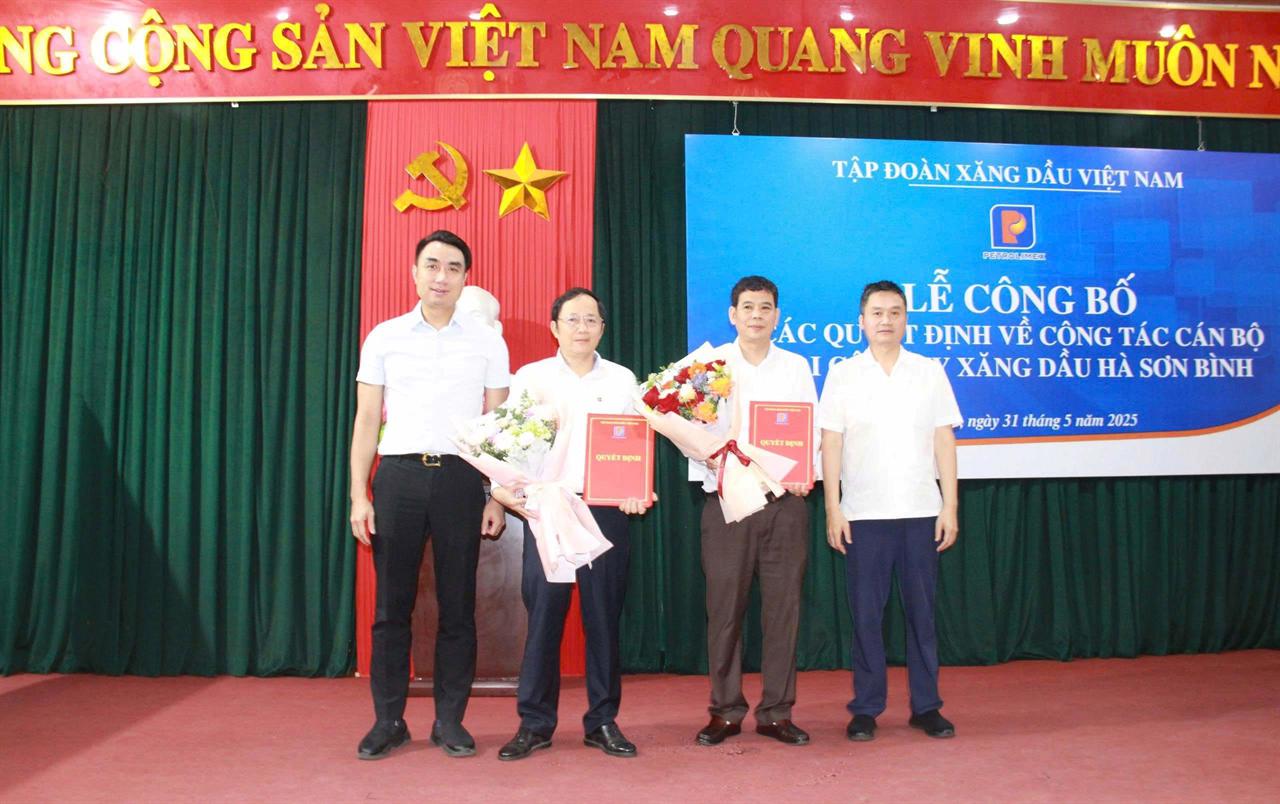HĐQT Petrolimex công bố các quyết định về công tác cán bộ tại Petrolimex Hà Sơn Bình
