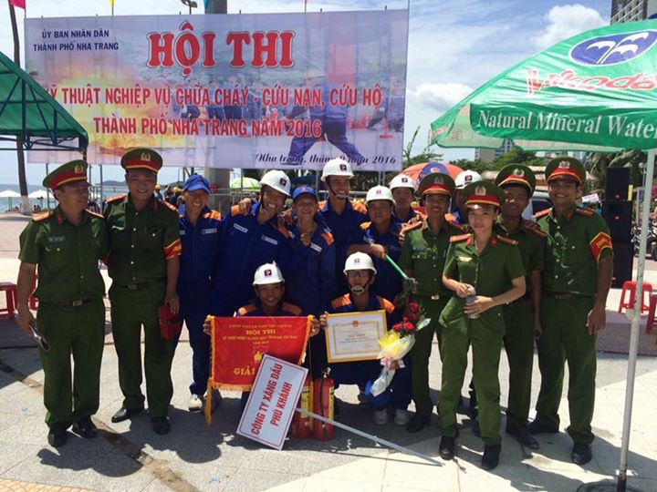 Petrolimex Khánh Hòa đạt giải nhất Hội thi PCCC & CNCH thành phố