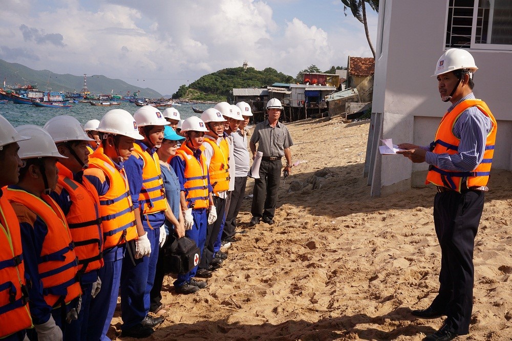 Thực tập ứng phó sự cố tràn dầu tại Cảng dầu Mũi Chụt - Nha Trang